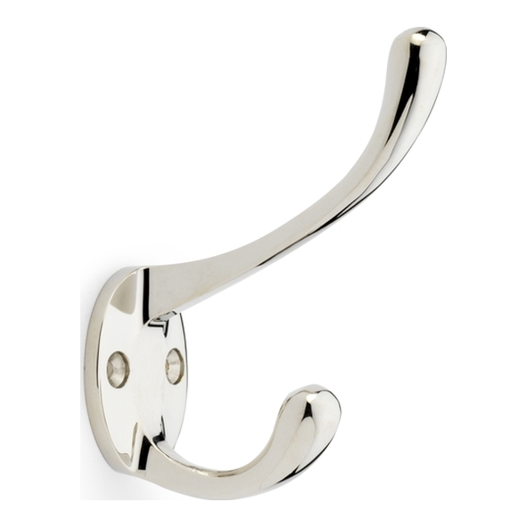 AW770PN • Polished Nickel • Alexander & Wilks Victorian Hat & Coat Hook